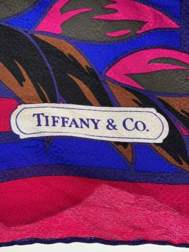 画像：TIFFANY&Co.スカーフ/シルク/マルチカラー/総柄/レディース/ティファニー3