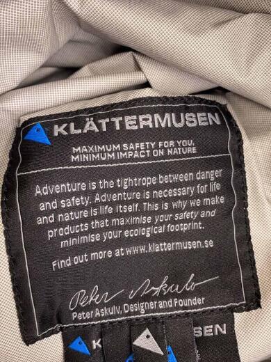 画像：KLATTERMUSENクレッタルムーセン/ASK JACKET/アスクジャケット/マウンテンパーカ/S/ナイロン/ブラック/521147//3