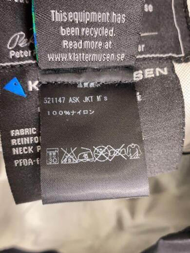 画像：KLATTERMUSENクレッタルムーセン/ASK JACKET/アスクジャケット/マウンテンパーカ/S/ナイロン/ブラック/521147//5