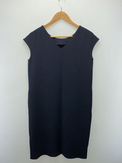 画像：SOEJU2wayワンピース/コクーンシルエット/S/ネイビー/S-00-OP-001/裾上げ有2