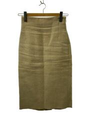 JUTE HIGH WAIST TIGHT SKIRT//スカート/0/リネン/BEG/MB171-6016