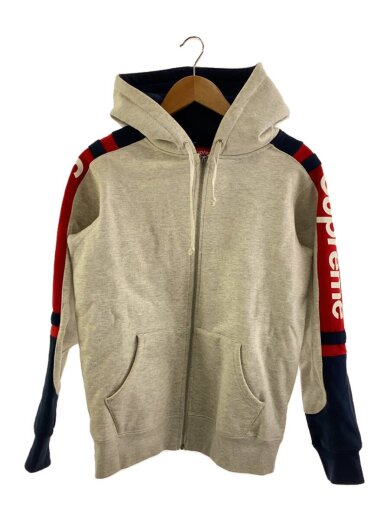 画像：Supreme全体黄ばみ有/15AW/Sideline Hooded Track Zip Up/ジップパーカー/S1