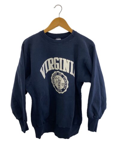 商品画像：90s/刺繍タグ/VIRGINIA/リバーウィーブ/スウェット/XL/コットン/NVY 1