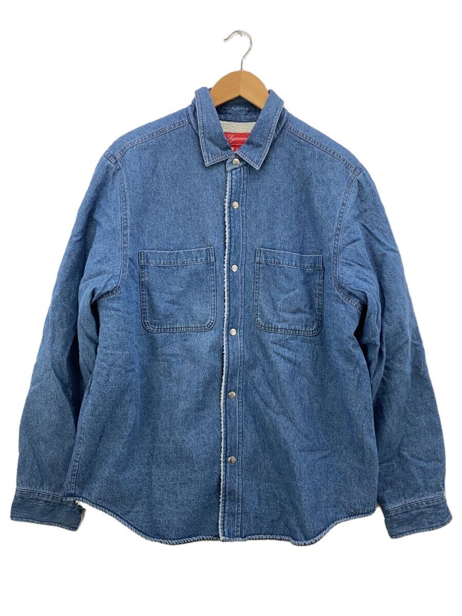 Supreme / sherpa lined denim shirt/ジャケット/L/デニム/BLU//