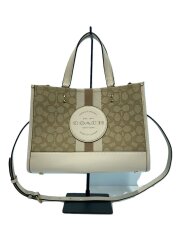 デンプシートート ハンドバッグ 2way/キャンバス/BEG/総柄/C8448