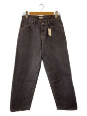 スビンコットン 13.5oz バギーデニムパンツ/30/BLKJ/NPTM-11BG