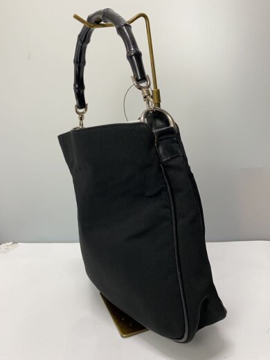 商品画像：ショルダーバッグ_バンブー/ナイロン/BLK 2