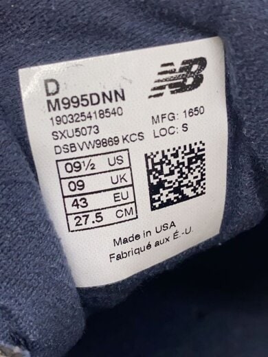 商品画像：ニューバランス/M995/27.5cm/NVY 5