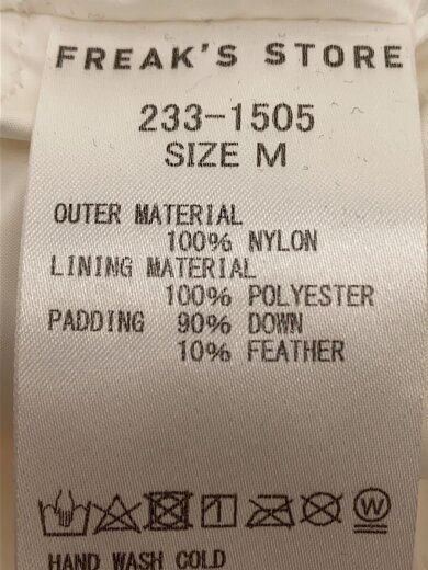 商品画像：ダウンジャケット/M/ナイロン/WHT/233-1505 4