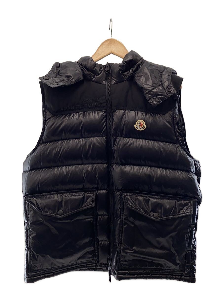 MONCLER / GENICHI GILET/ダウンベスト/5/ナイロン/BLK/H10911A00150 53A0E