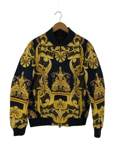 商品画像：×VERSACE/Bomber Jacket/50/コットン/BLK/FW0833 AKCD 1