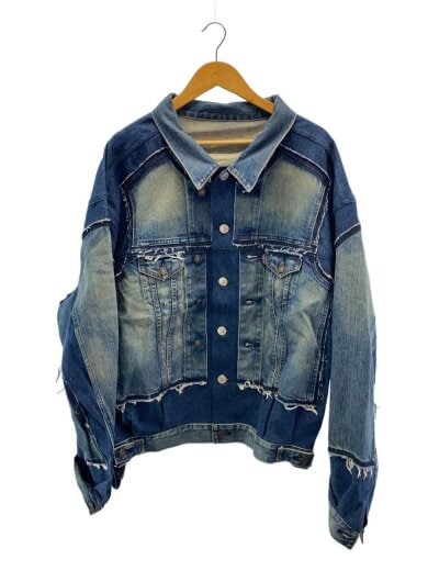 商品画像：25SS/Levis/綿デニム 製品加工カスタマイズ /Gジャン/S/IDG/WO-J207 1