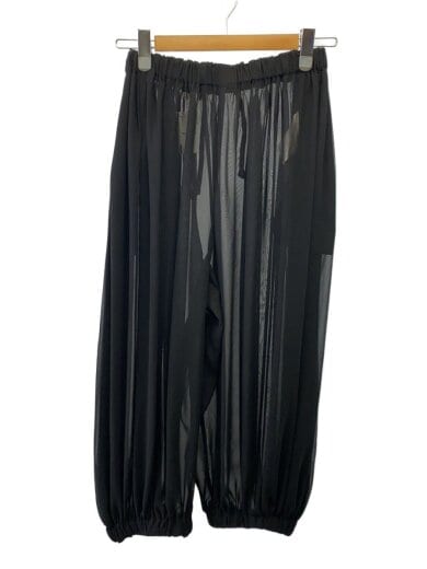 商品画像：シアークロップドパンツ/S/ポリエステル/BLK/GK-P025/AD2022 1