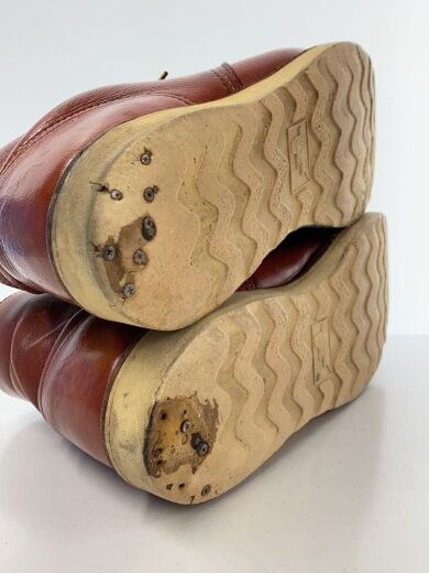 商品画像：レースアップブーツ・6インチクラシックプレーントゥ/US10/RED 4