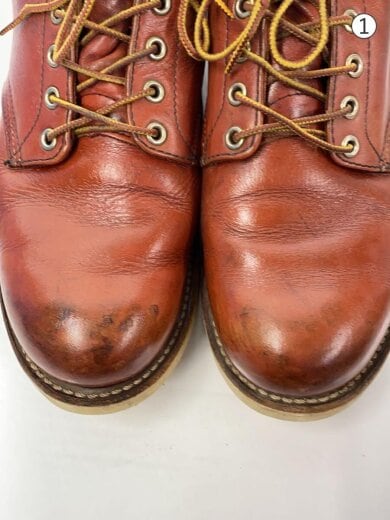 商品画像：レースアップブーツ・6インチクラシックプレーントゥ/US10/RED 7