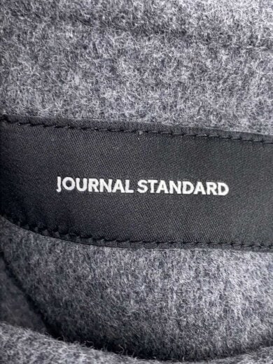 商品画像：24AW/スーパー140ビーバーノーカラーコート/36/ウール/GRY 3