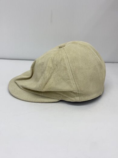 商品画像：ハンチング/M/豚革/BEG/無地/メンズ 2