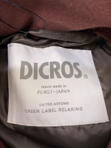 商品画像：DICROS/ダウンジャケット/M/ポリエステル/BRW/3225-199-3966// 3