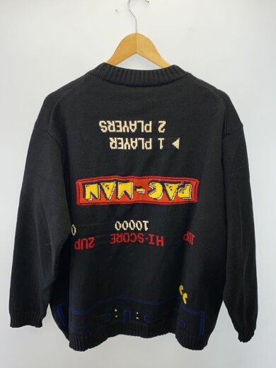 商品画像：PAC-MAN jacquard knitted pullover/38/コットン/BLK/1535210011// 2
