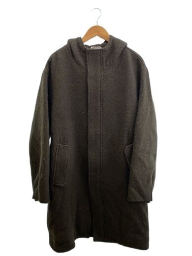 商品画像：BRUSHED ALPACA WOOL MELTON HOODED COAT/4/アルパカ/KHK/A23AB02AS 1
