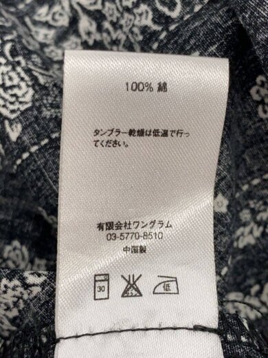 商品画像：Toggle Band Collar Shirt/L/コットン/BLK 4