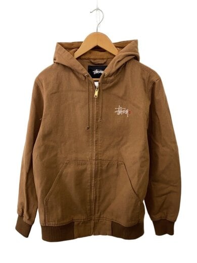 商品画像：Canvas Worker Zip Hoodie/ジャケット/S/コットン/BRW 1