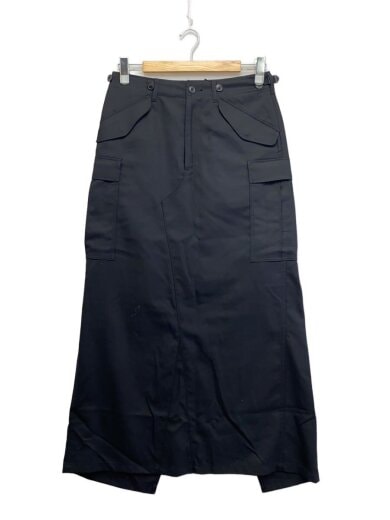 商品画像：25AW/カーゴスカート/M/ウール/BLK/JP-S007/AD2025 1