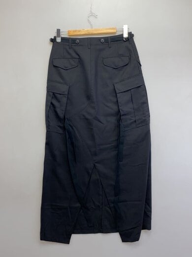商品画像：25AW/カーゴスカート/M/ウール/BLK/JP-S007/AD2025 2