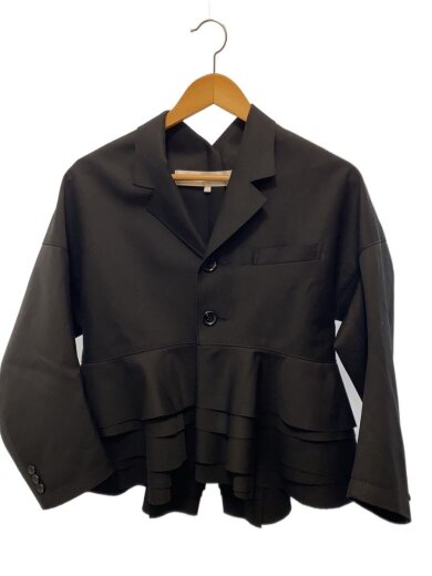 商品画像：25AW/ウールエステルギャバ先染テーラードジャケット/M/ウール/BLK/TP-J005 1