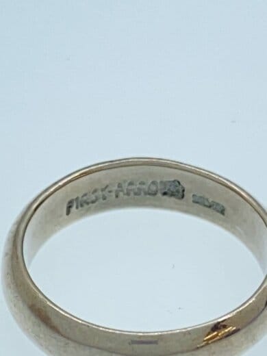 商品画像：Small Semicylinrical Mark Carving Ring/SILVER/9号/SLV/メンス 3