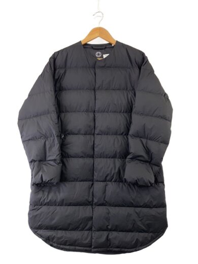 商品画像：W ROUND NECK LONG COAT/2/ポリエステル/BLK/OR-A0602// 1