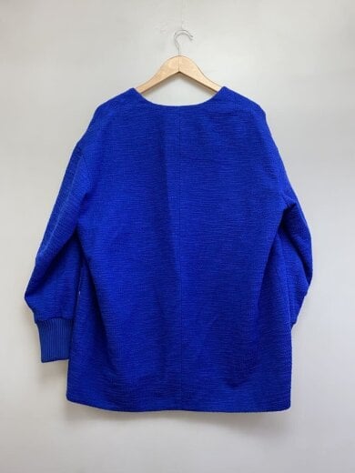 商品画像：ジャージーツイードジャケット/36/ポリエステル/BLU/0205-510-233 2