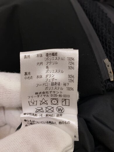 商品画像：MOUNTAINEER MIZUSAWA DOWN JACKET/M/ポリエステル/BLK/DX-G0392JS// 4
