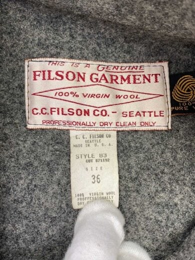 商品画像：コート/36/ウール/GRY/83 3