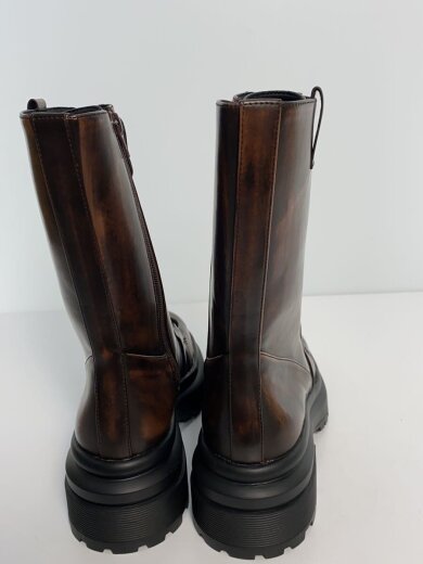 商品画像：LACE UP TANK SOLE BOOTS/M/ブラウン/レザー/0125212710900 6