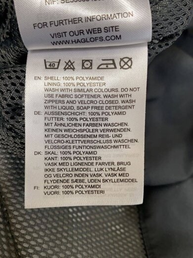 商品画像：マウンテンパーカ/S/ナイロン/BLK/603503 5