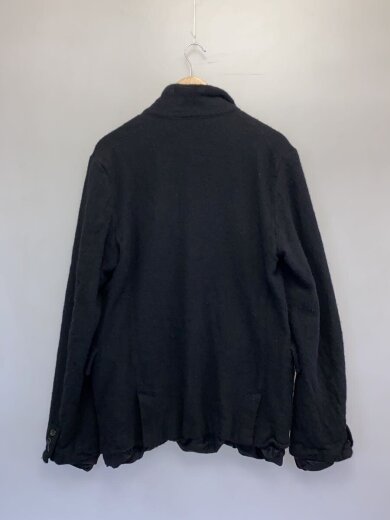 商品画像：ウール縮絨テーラードジャケット/L/ウール/BLK/AD2022/1J-J007 2