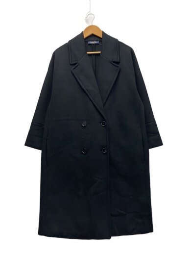 商品画像：ロングコート/M/レーヨン/BLK/2399010131// 1