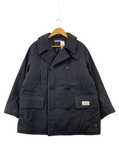 商品画像：PUFF PEA COAT/ピーコート/S/コットン/BLK/222TSNH-JKM06 1