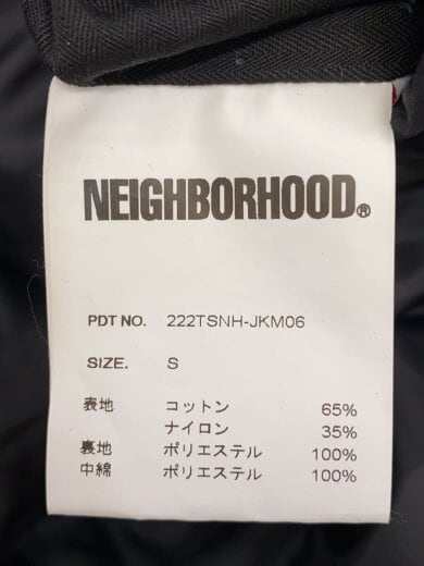 商品画像：PUFF PEA COAT/ピーコート/S/コットン/BLK/222TSNH-JKM06 5