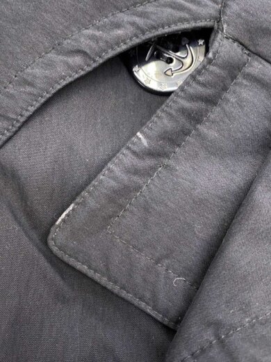 商品画像：PUFF PEA COAT/ピーコート/S/コットン/BLK/222TSNH-JKM06 8