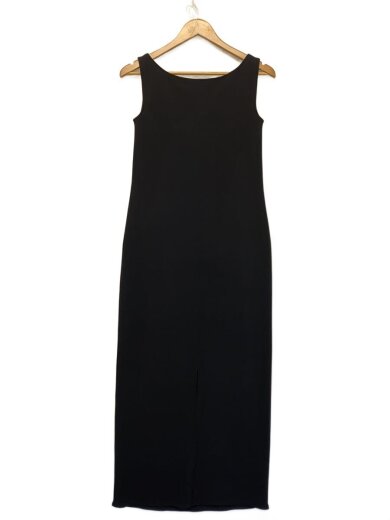 商品画像：25SS/ニットライクジョーゼット2wayワンピース/36/ポリ/BLK/25-040-240-1041-2-0// 2