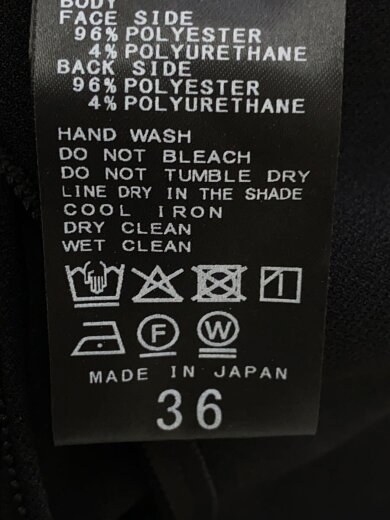 商品画像：25SS/ニットライクジョーゼット2wayワンピース/36/ポリ/BLK/25-040-240-1041-2-0// 4