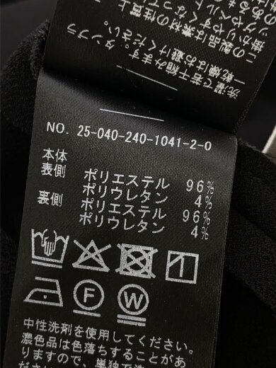 商品画像：25SS/ニットライクジョーゼット2wayワンピース/36/ポリ/BLK/25-040-240-1041-2-0// 5