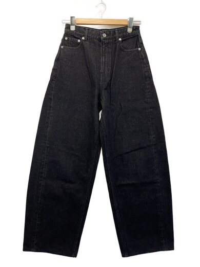 商品画像：OVAL DENIM PANTS/ブラックデニムパンツ/38/コットン/1725420692// 1