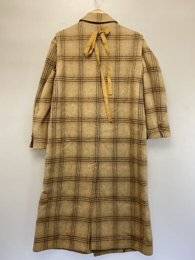 商品画像：18AW/チェック柄チェスターコート/40/ウール/BEG/S32AA0147// 2
