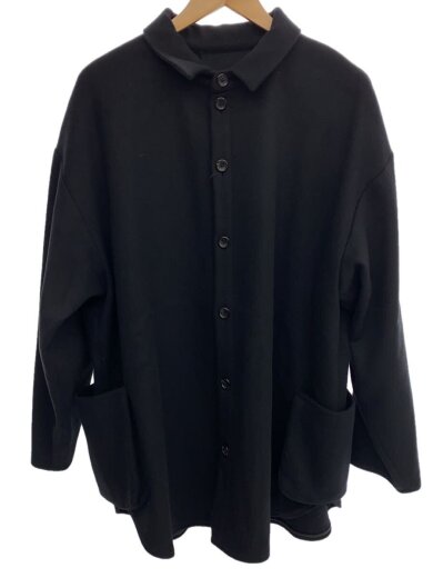 商品画像：CASHMERE SHIRT JACKET BABY CASH/ジャケット/3/カシミア/BLK 1