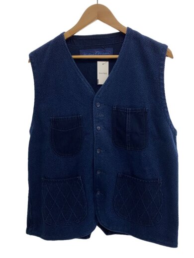 商品画像：KENDO VEST/ベスト/L/コットン/IDG/刺し子 1