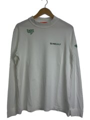 USシリーズモックネック/長袖Tシャツ/XL/コットン/WHT/82140065444
