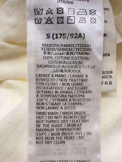 商品画像：ブレードロゴプリント/Tシャツ/S/コットン/WHT/565806 XJAZY// 5